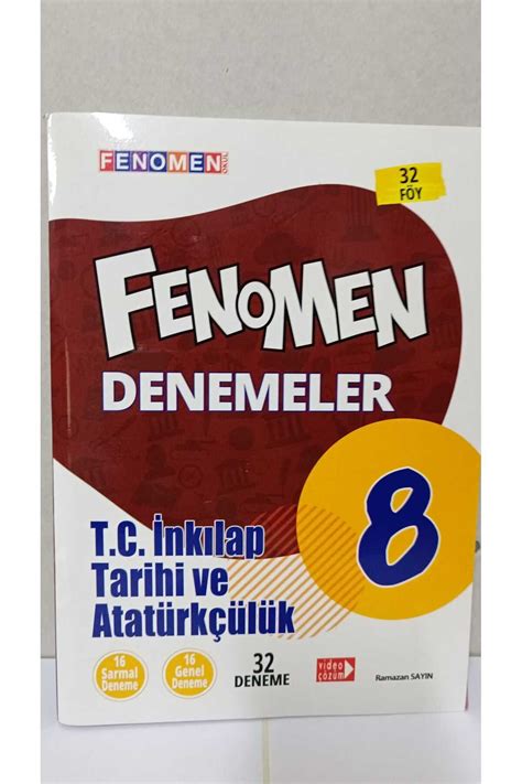 Fenomen Sinif T C Nk Lap Tar H Ve Atat Rk L K Denemeler Sarmal