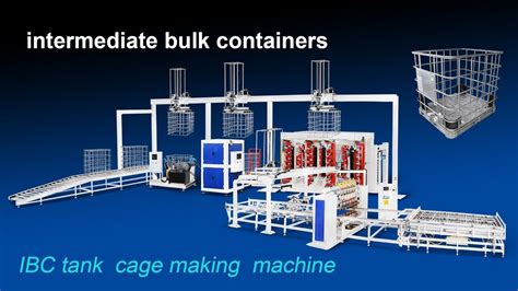 Ibc Tank Cage Production Line Machine Youtube