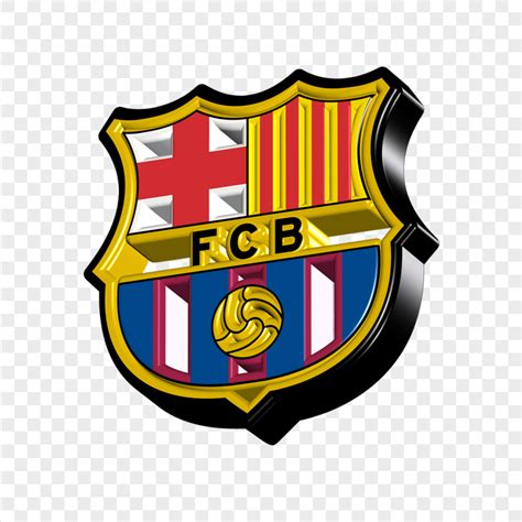 FC Barcelona Black And White Logo HD PNG | Citypng