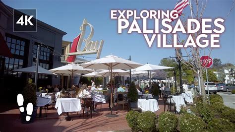 Exploring Palisades Village Pacific Palisades CA Walking Tour 4K