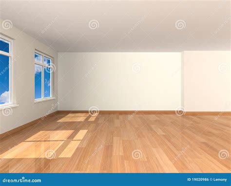 D Rendering The Empty Room Stock Illustration Illustration Of Clean