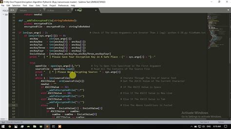 Python Text Encryption And Decryption Algorithm YouTube