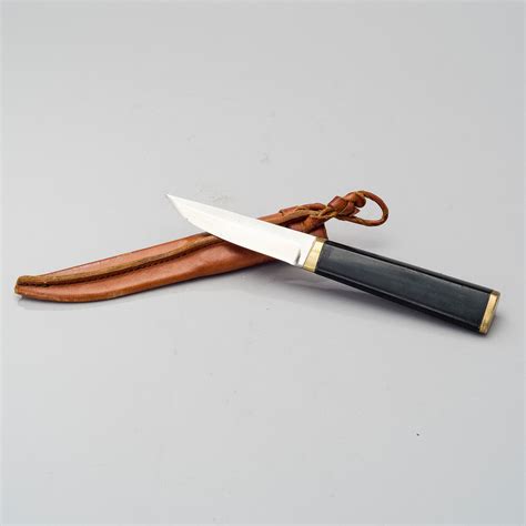 Tapio Wirkkala Puukko Knife Stainless Steel Nylon And Brass Hackman