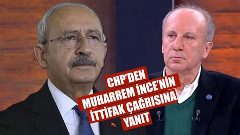 Muharrem Nce N N Tt Fak A Risina Chp Den Yanit Youtube