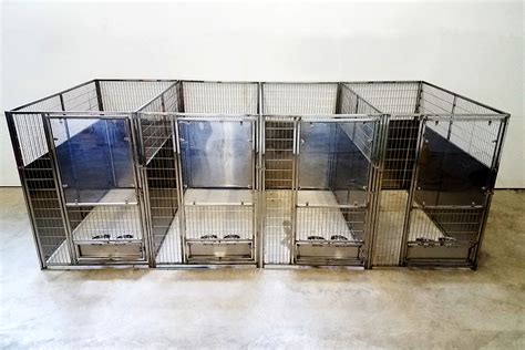 Stainless Steel Kennels Multiple Kennels