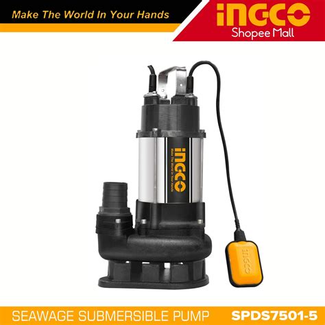 Ingco Spds W Seawage Submersible Pump Hp P Shopee Philippines