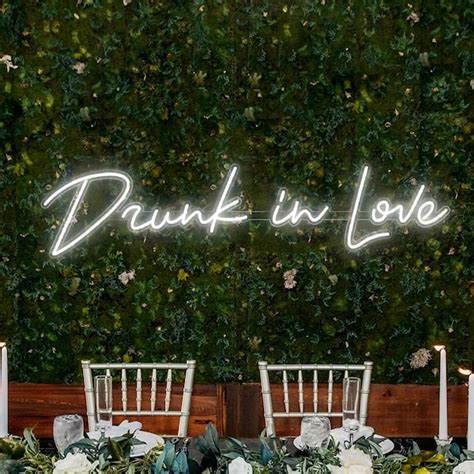 Drunk In Love Neon Sign Etsy