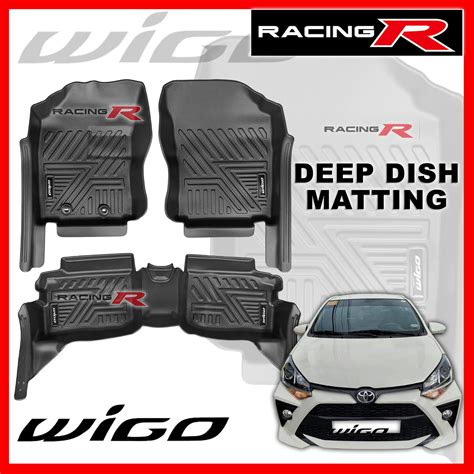 Toyota Wigo 2017 To 2023 OEM TPE 5D Deep Dish Matting High Quality