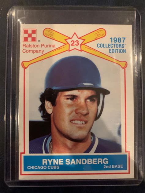 Ryne Sandberg Ralston Purina Company Prices Topps