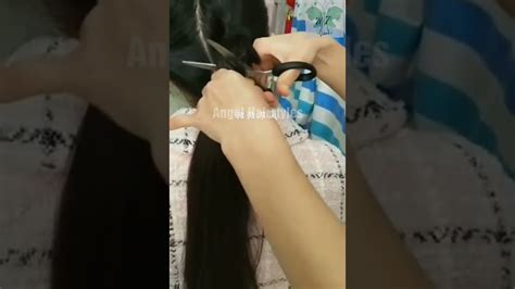 Long Hair Cut Off By Mom Youtube