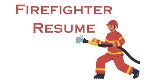 Firefighter Resume Examples Buildfreeresume