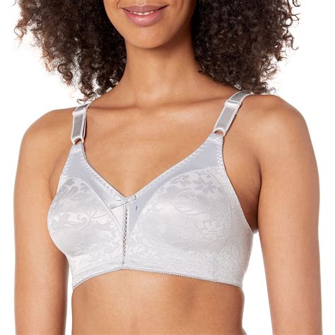 Bali Double Support Lace Wirefree Bra Crystal Grey Size 34dd 0693 196062014533 Ebay