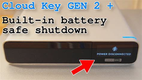 UniFi Cloud Key Gen2 Plus Safe Shutdown Built In Battery Test YouTube