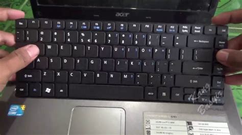 Tutorial Laptop Cara Ganti Keyboard Laptop Acer Aspire Youtube