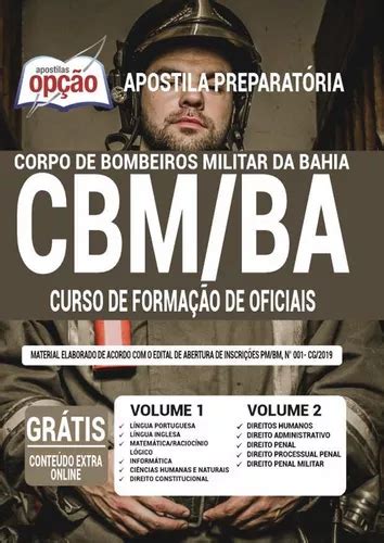 Apostila Cbm Ba Curso De Formação De Oficiais