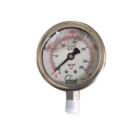 Steel Silver Analog Pressure Gauge at ₹ 300 in Ahmedabad | ID: 20880789073