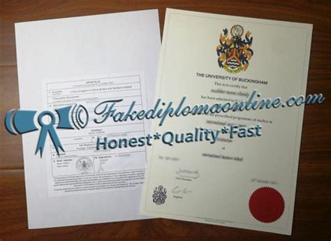 How Do I Get A Fake University Of Buckingham Diploma With Uk Apostille