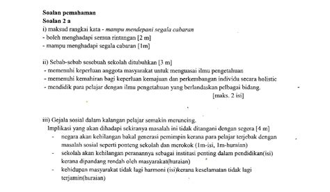 Laman Bahasa Melayu Spm Soalan Dan Cadangan Jawapan Soalan Rumusan