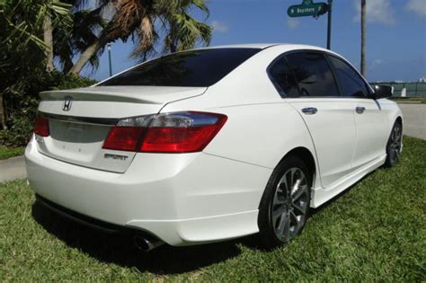 2014 HONDA ACCORD SPORT, PEARL WHITE ,14K MILES! MINT...