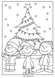 Dibujos De Charlie Brown Navidad Para Colorear P Ginas Para Imprimir