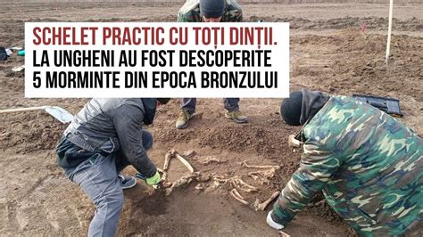 Schelet practic cu toți dinții La Ungheni au fost descoperite 5