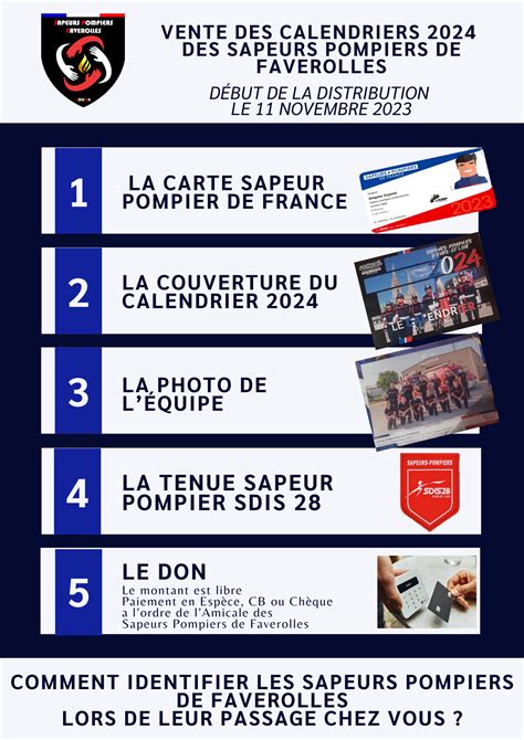 Affiche Distribution Des Calendriers Pompiers De Faverolles