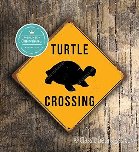 Celycasy Turtle Crossing Sign Turtle Crossing Signs Turtle