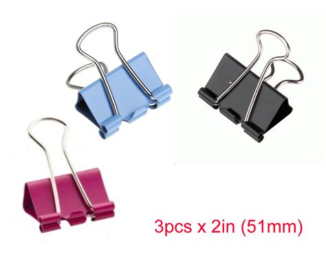 Ken Value Extra Small Pack Of Multi Color Metal Binder Clip Paper