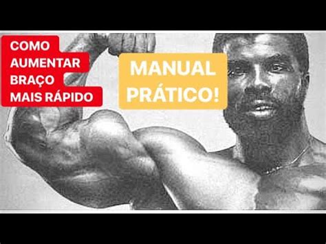 Como GANHAR BRAÇO MAIS RÁPIDO O manual prático YouTube