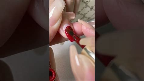 Autumn Latte Nail Art🤎 How To Do Marble Nails Easily💅 Nails Tip