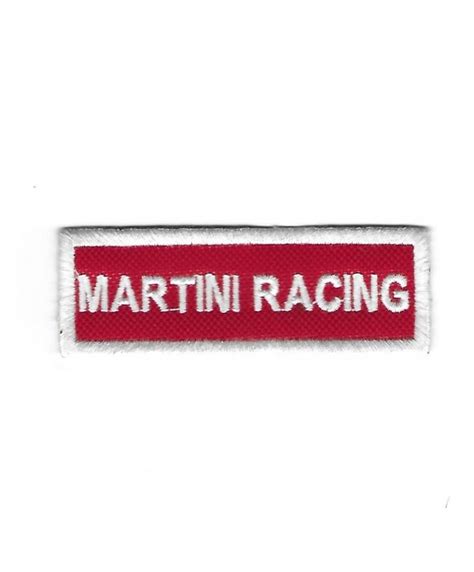 Embroidered Badge Patch Sew On Mmx Mm Martini Racing