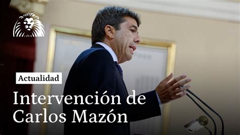 Intervenci N En El Senado De Carlos Maz N President De La Generalitat