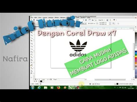 Cara Mudah Membuat Logo Adidas Di Corel Draw YouTube