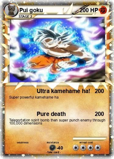 Pokémon Pui Goku Ultra Kamehame Ha My Pokemon Card