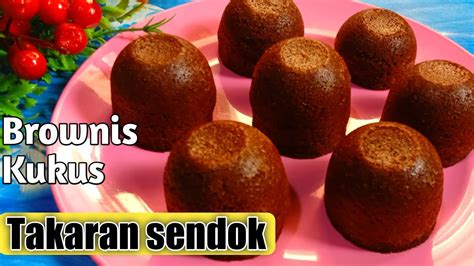 Brownies Kukus Chocolatos Cup Takaran Serba 3 Sendok YouTube