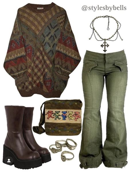 Pin By Anette On Pooyvore Earthy Outfits Retro Outfits Hippie Outfits