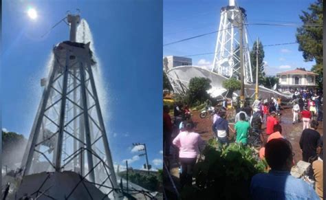 Colapsa Tanque De Agua Elevado Recién Inaugurado En Puebla Reportan Dos Personas Muertas Ríodoce