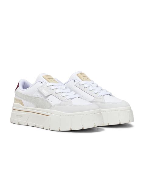 Puma Mayze Stack Luxe Wns White Frosted Kad N Sneaks Up