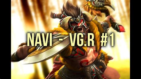 Navi Vs Vg R Dota Starladder I League Invitational Ub Game Youtube