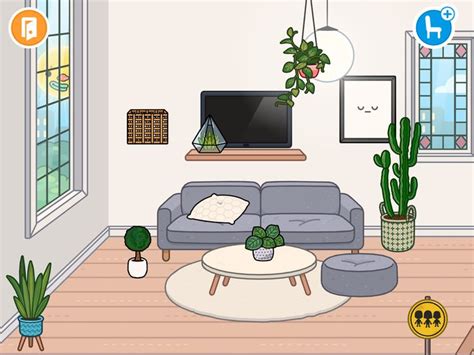 Idea De Sala Aethetic En Toca Boca Casa De Bonecas Boca Decoração