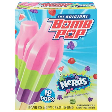 Bomb Pop Nerds Ice Pops - Shop Ice Cream & Treats at H-E-B