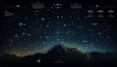 Premium AI Image | Constellations Summer Triangle in a realistic add ...