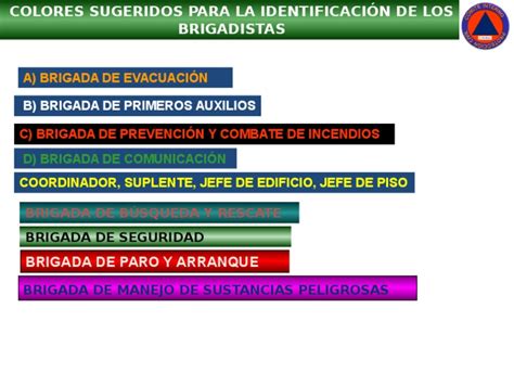 Colores De Identificacion Brigadistas Pdf