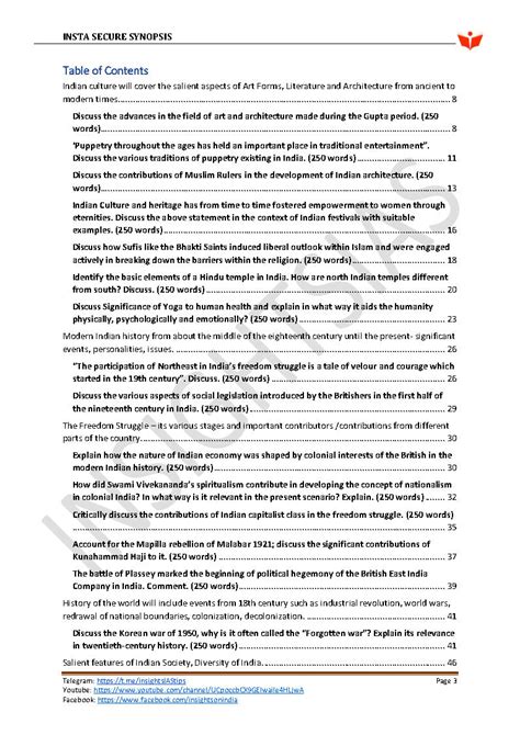 Insightsonindia IAS Mains Secure Synopsis June 2020 Printed Notes