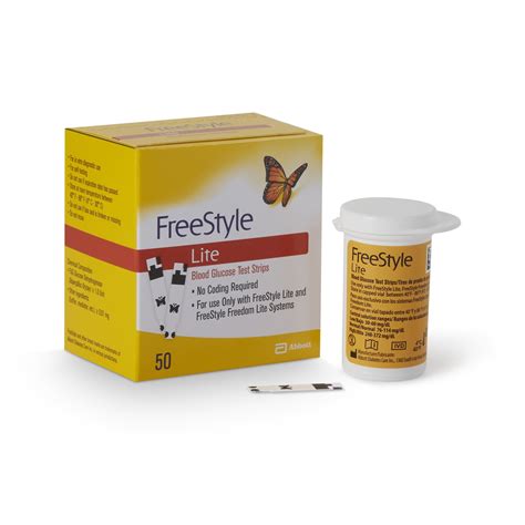 Freestyle Lite Blood Glucose Test Strips Ct Walmart