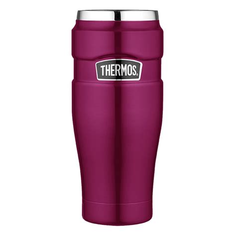 Thermos Stainless King Travel Tumbler 16 Oz Raspberry