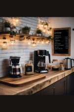 How To Create A Beautiful Coffee Bar On A Budget Sincerely Tori