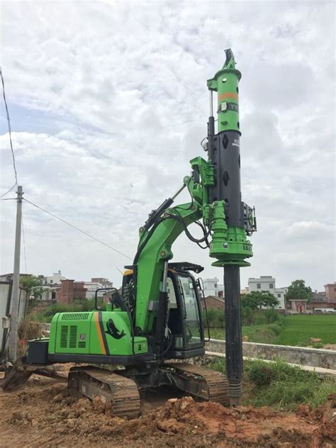 Tysim Mini Hydraulic Piling Rig With T Max Rotary Torque Max Drilling