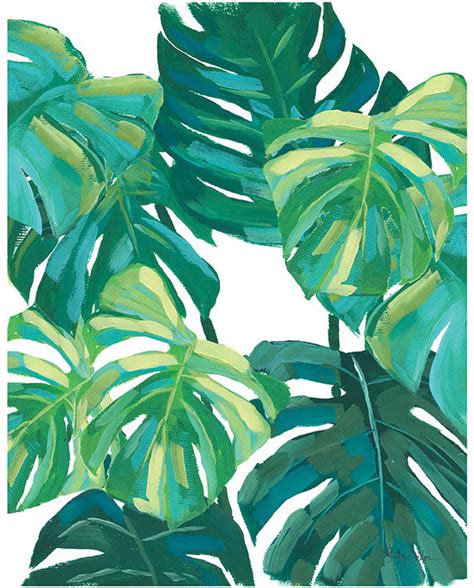 Monstera Leaf Art Print - Shelby Dillon Studio