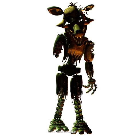 Phantom Foxy Character Render By Theunbearable101 On Deviantart